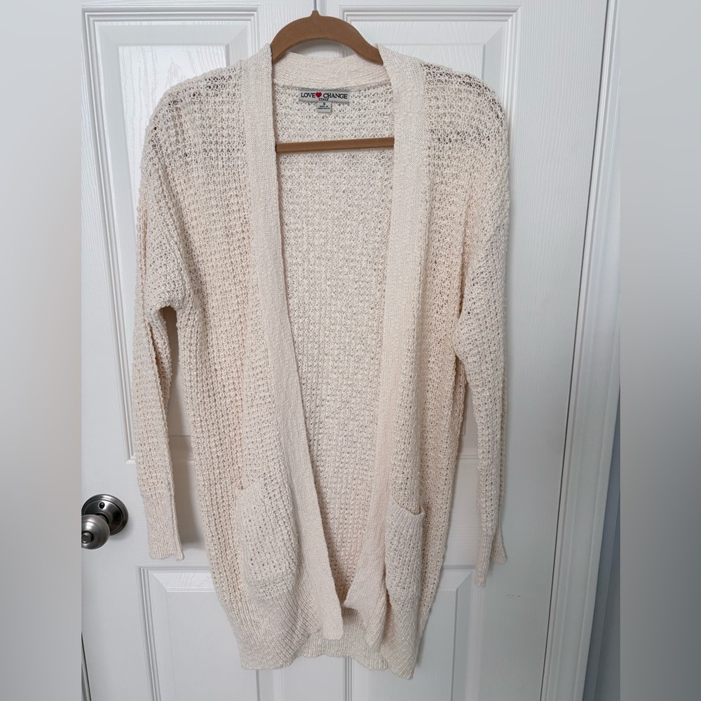 Boho/Western crochet Women's Cardigan Sweater